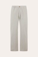 Cotton Flannel Drawstring Trousers - PEARL - 37131 - 4