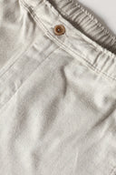 Cotton Flannel Drawstring Trousers - PEARL - 37131 - 5