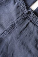 Garment-Dyed Linen Lyocell drawsting Trousers - OCEAN - 37133 - 5