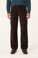 Garment-Dyed Cotton Velvet Trousers - MORO - 37134 - 1