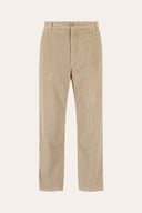 Garment-Dyed Cotton Velvet Trousers - CORDA - 37135 - 4