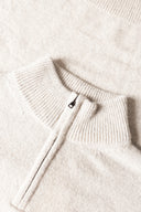 Cashmere Zip-Collar Sweater - PERLA - 37136 - 5
