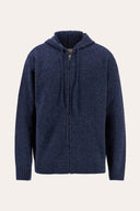 Comfort Cashmere Zip Hooded Jacket - LIGHT DENI - 37138 - 4