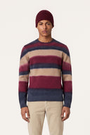 Cashmere Ribbed Beanie - BORDEAUX - 37517 - 1