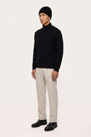 Cashmere Full-Zip Cardigan - BLACK - 37521 - 3