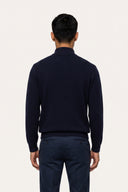 Cashmere Full-Zip Cardigan - BLUE NAVY - 37141 - 2