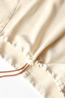 Fluid Viscose Drawstring Top - ECRU - 37522 - 5