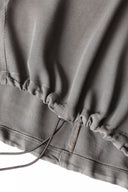 Fluid Viscose Drawstring Top - STEEL - 37726 - 5
