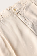 Linen Lyocell Wide-Leg Pleated Trousers - ECRU - 37527 - 5