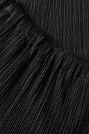 Plissé Wool-Viscose Fluid Pants - BLACK - 37155 - 5
