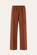 Wool Fleece Drawstring Trousers - CARAMEL - 37534 - 4