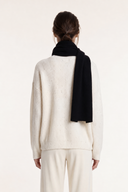 Ultra-Soft Cashmere-Silk Scarf - BLACK - 37540 - 2