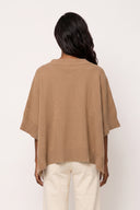 Cashmere Poncho Sweater - NUT - 37170 - 2