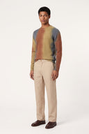 Airbrushed Wool Fleece Crew-Neck Sweater - MORO SHADE - 37148 - 3