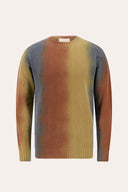 Airbrushed Wool Fleece Crew-Neck Sweater - MORO SHADE - 37148 - 4