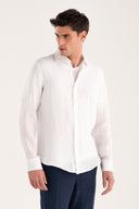 Contemporary Fit Linen Shirt - 1