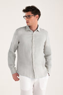 Contemporary Fit Linen Shirt - 1