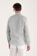 Contemporary Fit Linen Shirt - 2