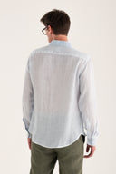 Regular Fit Linen Shirt - SUGAR SOFT - 35144 - 3