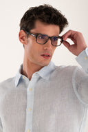Regular Fit Linen Shirt - SUGAR SOFT - 35144 - 4