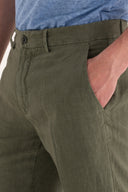 Chino Linen Pants - KAKY - 35874 - 3