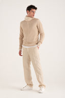 Regular Fit Linen Knit Crewneck
