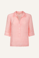Regular Fit Linen Shirt - BALLERINA  - 34964 - 7