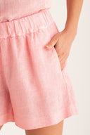 Elasticized Waisted Shorts - BALLERINA  - 35706 - 5
