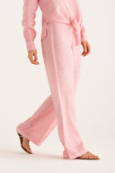 Wide-Leg Linen Trousers