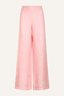 Wide-Leg Linen Trousers - BALLERINA  - 35180 - 4