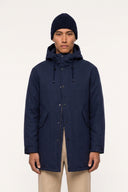 Cashmere Ribbed Beanie - BLUE NAVY - 37520 - 1