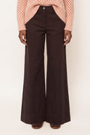 Comfort Bull Cotton Wide-Leg Pants - MORO - 37157 - 1
