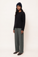 Ultra-Soft Cashmere-Silk Sweater - BLACK - 37766 - 3
